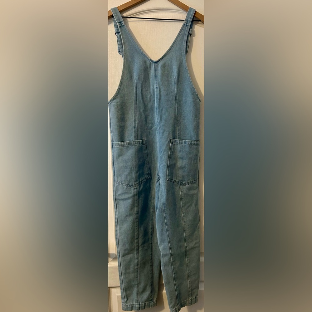Women’s Blue Denim Carpenter Jeans - Classic Workwear Style